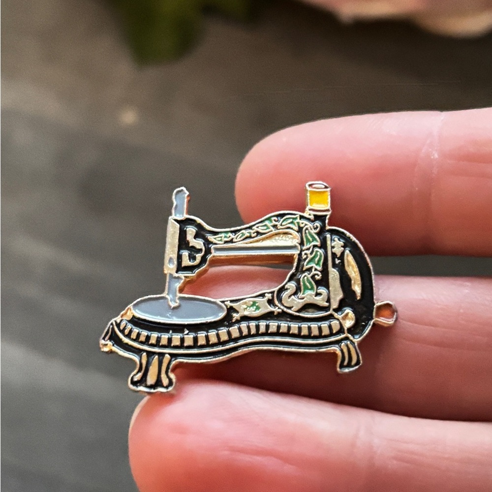 Vintage Sewing Machine Enamel Pin Series #2 Jones 1879